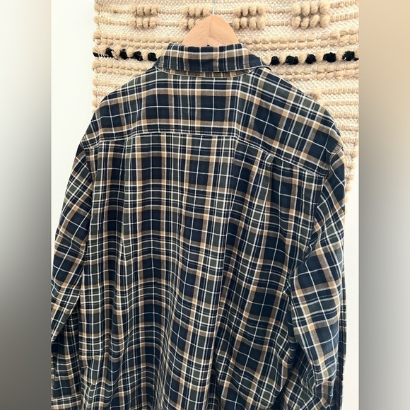 Carhartt Men's Tan and Black Plaid Shirt - Picture 8 of 12